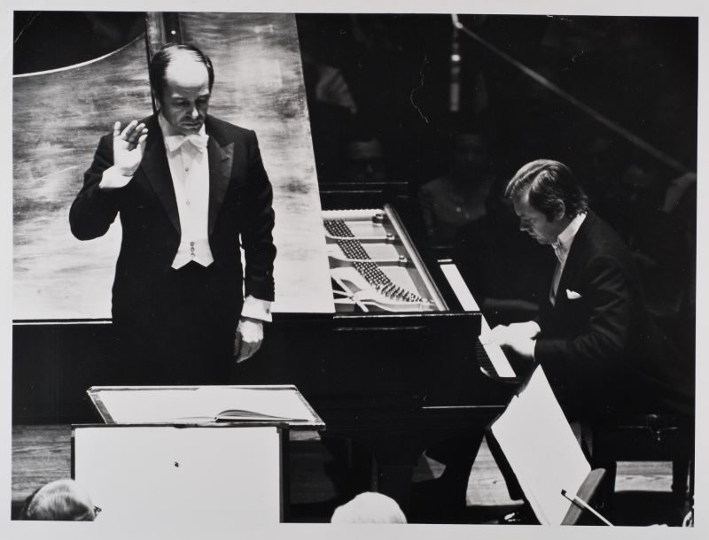 Pierre Boulez et Philippe Entremont